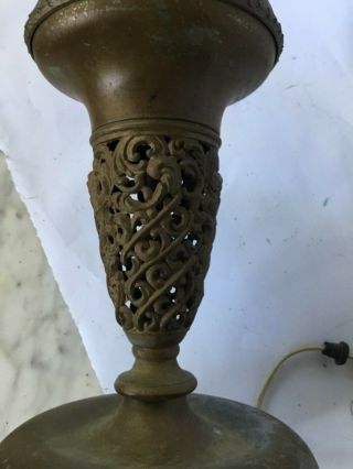 Antique E.  M.  Co.  Table lamp base 699 7