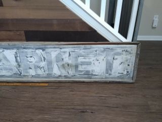 VINTAGE ANTIQUE PASO ROBLES PRESS PAINTED Wood WOODEN Sign CALIFORNIA NEWSPAPER 10