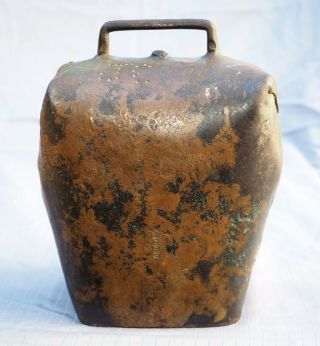 Colossal Antique A Ormond Colonial Australian Condamine Bullock Cow Bell Cowbell 3