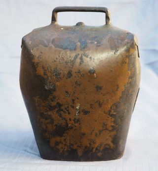 Colossal Antique A Ormond Colonial Australian Condamine Bullock Cow Bell Cowbell 4