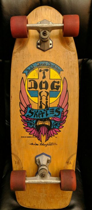 Vintage 1978 Dogtown Wes Humpston Complete Skateboard Z Boys Venice Skate Deck