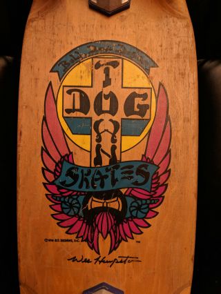 Vintage 1978 Dogtown Wes Humpston Complete Skateboard Z Boys Venice Skate Deck 4