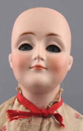 Antique J.  D.  Kestner GIBSON GIRL 172 German Bisque Head Doll w/ Bustle Dress 5