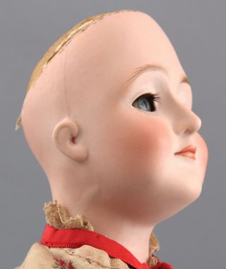 Antique J.  D.  Kestner GIBSON GIRL 172 German Bisque Head Doll w/ Bustle Dress 7