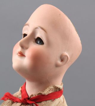 Antique J.  D.  Kestner GIBSON GIRL 172 German Bisque Head Doll w/ Bustle Dress 9