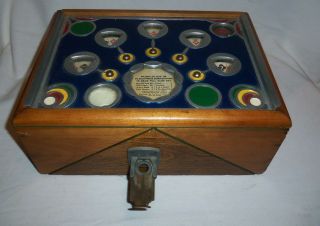 Antique Trade Stimulator Coin Operated Poker Gambling Machine