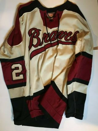 Rare Vintage Boston Braves Hockey Jersey 70s Number 23 Game Worn?