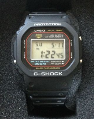 First Ever Casio G - Shock Dw - 5000 (240) Vintage 1983 Very Rare