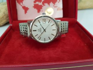 Vintage Omega Seamaster Silver Dial Date Automatic Man 
