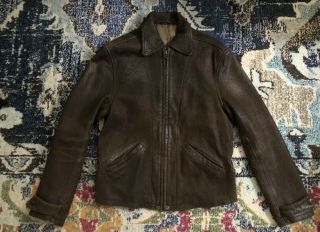 Levi’s Lvc Vintage Clothing Menlo Leather Jacket Skyfall Enjoying Death