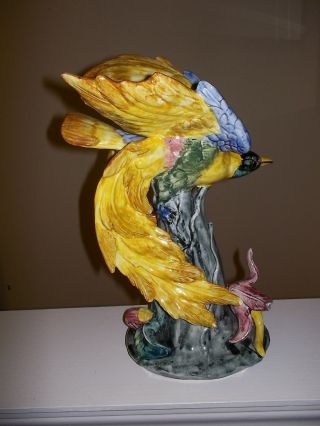 Antique STANGL Pottery BIRD OF PARADISE 3625 large sculpture 2