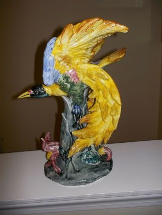 Antique STANGL Pottery BIRD OF PARADISE 3625 large sculpture 4