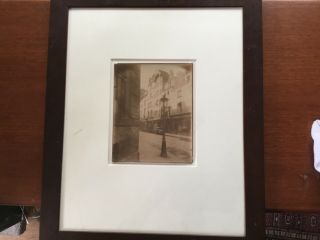vintage photograph by Eugene Atget “Street with Auto” 2