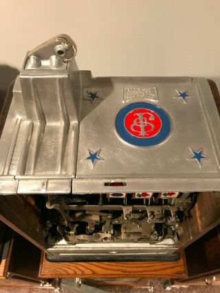1931 Jennings Victoria Model B Antique Mechanical Dime Slot Machine 6