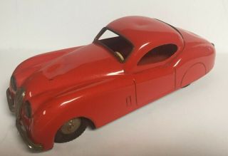Vintage Car Marked Made In Germany 8 " Old Toy Metal Vehicle
