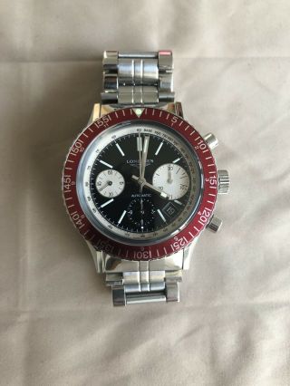 Longines L2.  808.  4.  52.  6 Heritage Diver 1967 Chronograph Watch