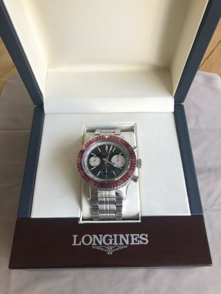 Longines L2.  808.  4.  52.  6 Heritage Diver 1967 Chronograph Watch 4