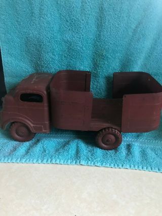 Vintage Tin Toy Truck No Markings But Unusual Style