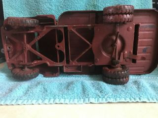 Vintage Tin Toy Truck No Markings but unusual style 2