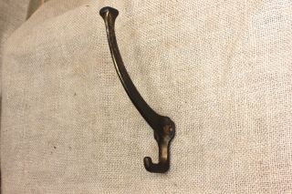 old Coat Hook craftsman house clothes tree bath robe hanger rustic iron vintage 8