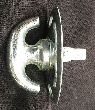 2avail Antique Vintage Chrome Brass Door Thumb Turn Knob Doorknob Lock Key