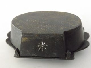 Antique Bidriware Betel Nut Box Silver Inlay 3