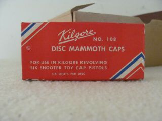 10 Boxes of KILGORE No.  108 DICS MAMMOTH CAP 2