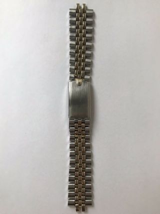 Men’s Rolex Vintage Jubilee Bracelet Band 14k And Stainless Steel