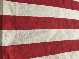 Vintage Cotton 13 Star USA Flag Anchor Yacht Ensign 20 