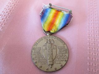 Antique Us Medal Badge Pin - The Great War For Civilization Wwi Military