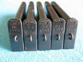 Set 1 of 5 Russian 8 round magazines for TT Tokarev TT 30 TT33 USSR 8