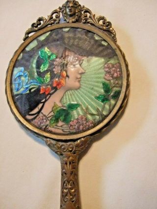 HAND MIRROR,  9X4 