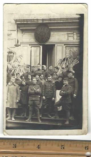Photograph Ww1 5th Inf Div Soldiers Id 