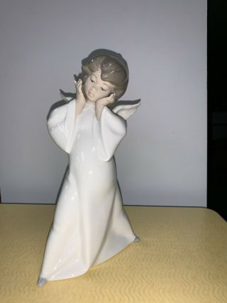 Lladro Mime Angel - 4959 - Porcelain Figurine Made In Spain
