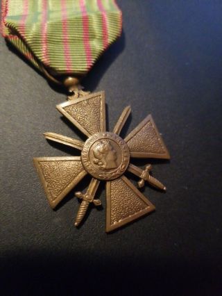 WW1 1914 - 1918 Croix De Guerre Military Medal - - SEE OUR WW1 STORE/ 2