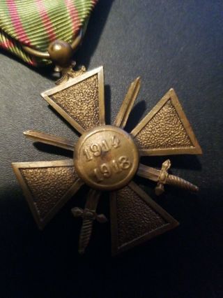 WW1 1914 - 1918 Croix De Guerre Military Medal - - SEE OUR WW1 STORE/ 5