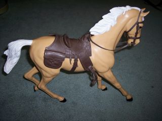 Vintage Rare Best Of The West Flame Louis Marx Plastic Horse 1965