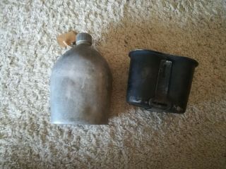Ww1 Us Canteen / Cover Cup 1918