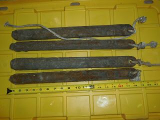 4 Vintage Cast Iron 8 Lb Antique Sash Window Weights Architectural (2)