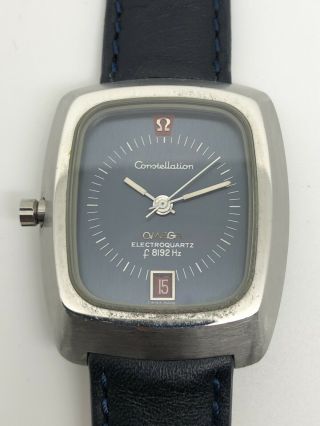 Vintage Rare Omega Constellation Electroquartz F8192hz Right Handed Watch
