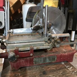 Antique Van Berkel ' s US Slicing Machine Flywheel Vintage Deli Meat Slicer USA 7 3
