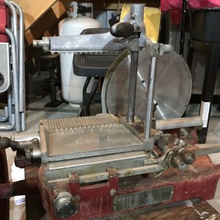 Antique Van Berkel ' s US Slicing Machine Flywheel Vintage Deli Meat Slicer USA 7 8