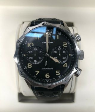 Junghans Meister Pilot Chronograph,  Swiss Automatic,  Vintage Re - Issue