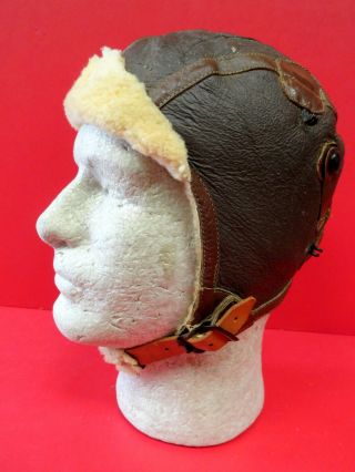 Army Air Corps High Altitude Type B - 6 Sheepskin Flying Helmet