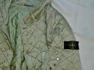 Vintage Mens Stone Island Quilted Jacket 1990 