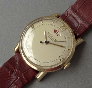 Jaeger Lecoultre Powermatic 10k Gold Filled Vintage Automatic Watch 1952
