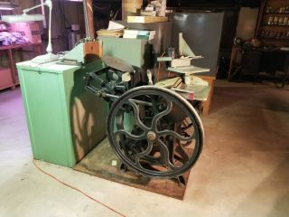 Chandler And Price 8x12 Antique Letterpress Printing Press.