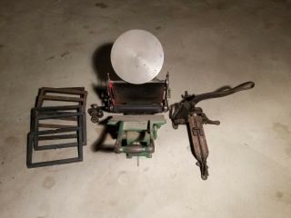Chandler and Price 8x12 antique letterpress printing press. 4
