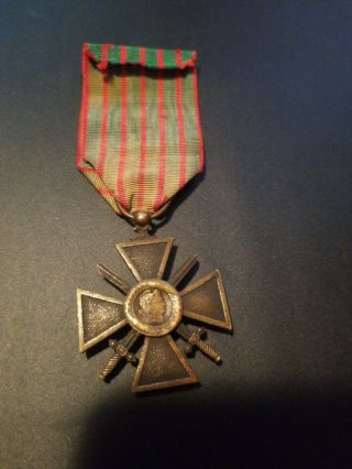 WW1 1914 - 1917 Croix De Guerre Military Medal - - SEE OUR WW1 STORE/ 3