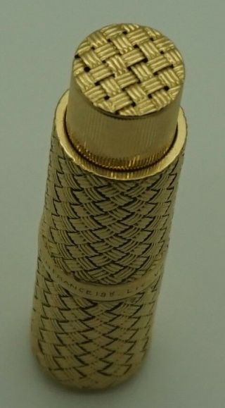 Van Cleef & Arpels VCA 1940s 18k Solid Gold Perfume Holder 49.  3 gram 2